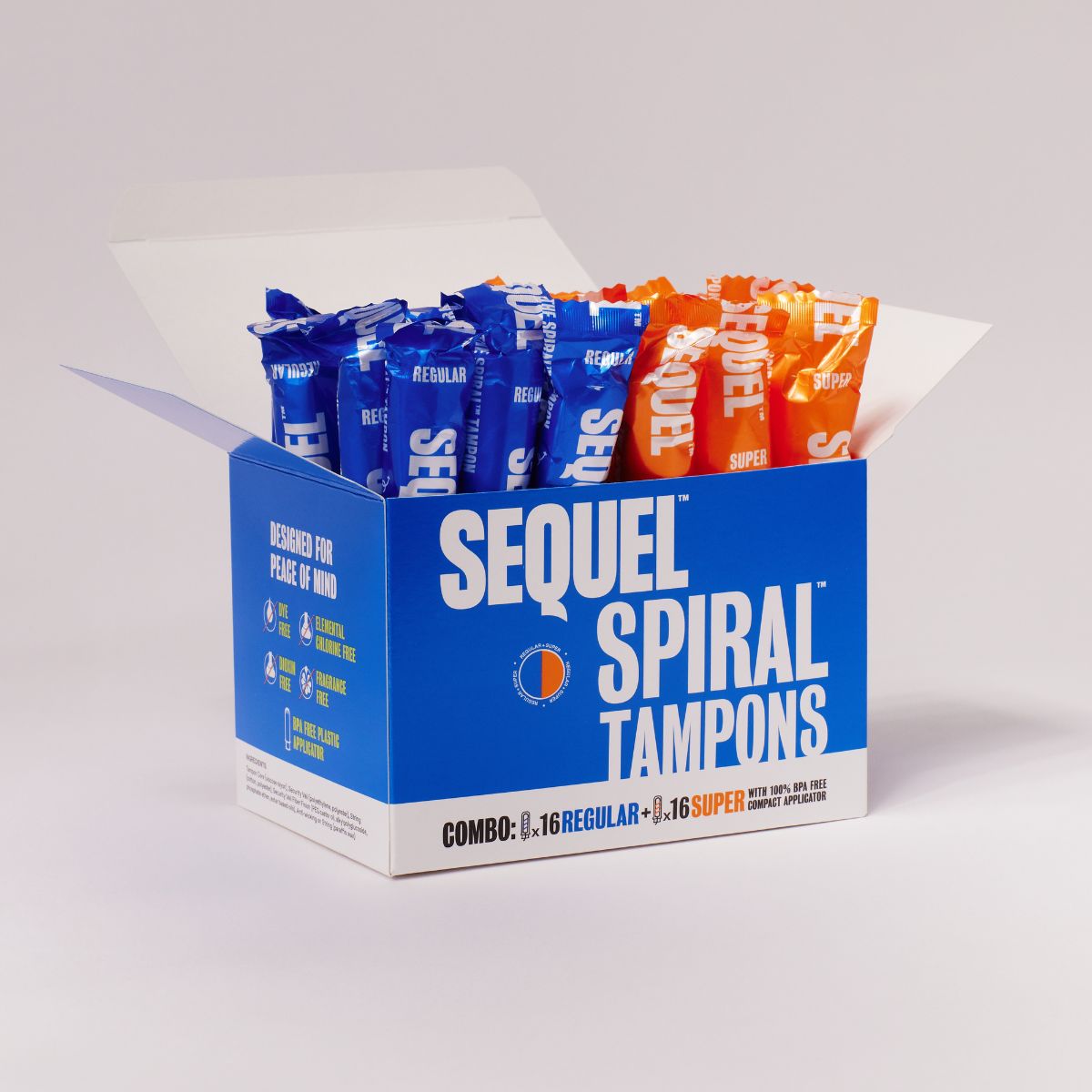 Sequel The Spiral™ Tampon, Combo